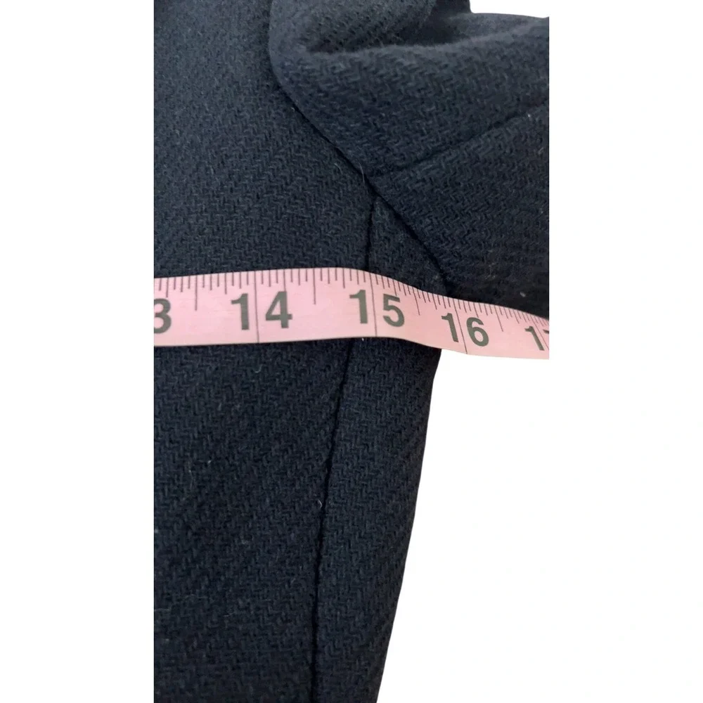 J. Crew Navy Wool PeaCoat Stadium‎ Cloth by Nello Gori SZ: 0P - Picture 6 of 12